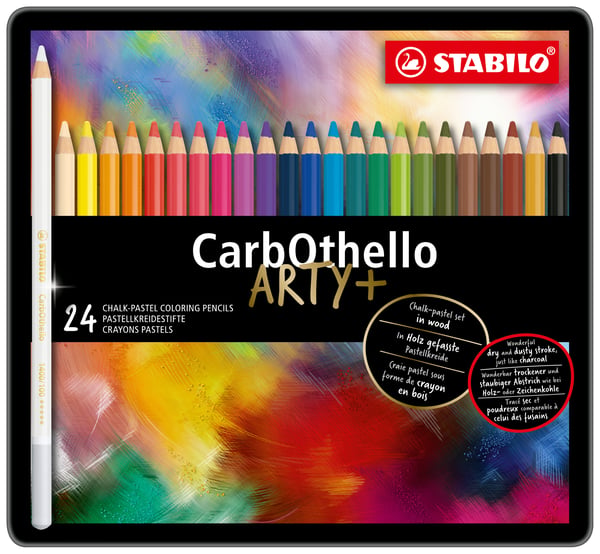 Miniatyrbillede 1 af 2: STABILO CarbOthello Flerfarvet 24 stk