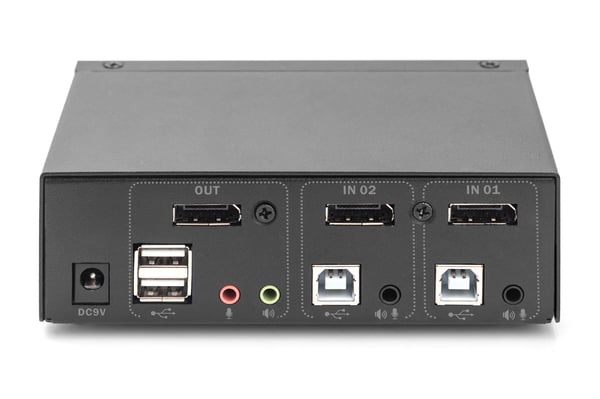 Digitus DS-12851 KVM-switchar Svart