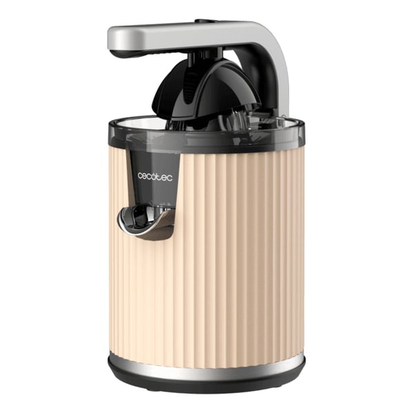 Cecotec Xqueeze RetroJuice 600 Slow juicer 600 W Beige, Sort, Rustfrit stål