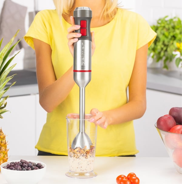 Zelmer ZHB4652 VARIO 0,5 L Nedsænkning blender 1400 W Grå, Sølv