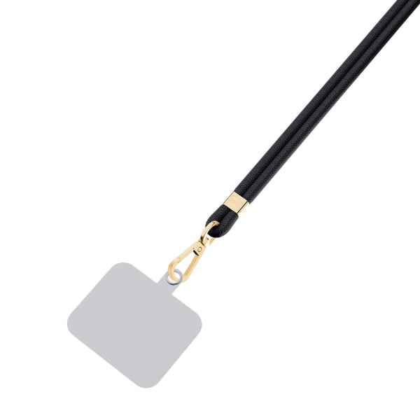 Miniatyrbillede 5 af 13: 3MK EasyClip strop Mobiltelefon Nylon, Zink Sort, Guld