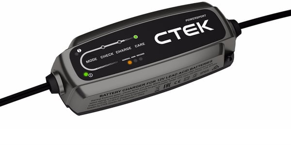 Ctek CT5 Powersport 12 V Musta