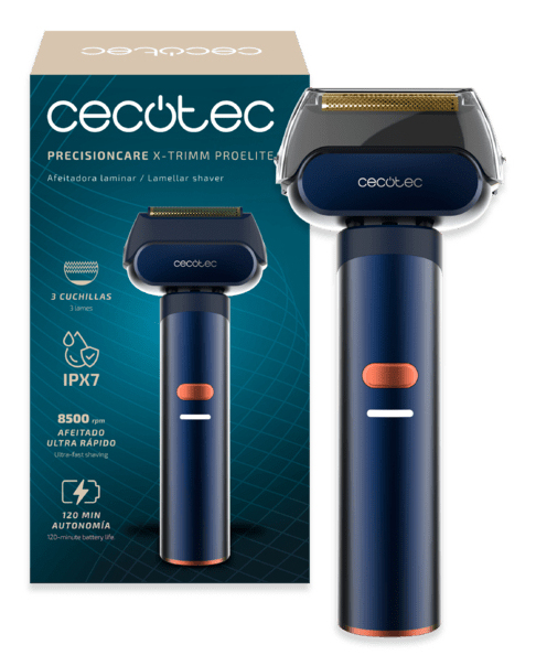 Cecotec PrecisionCare X-Trimm ProElite Folierakapparat Trimmer Blå Cecotec PrecisionCare X-Trimm ProElite Folierakapparat Trimmer Blå