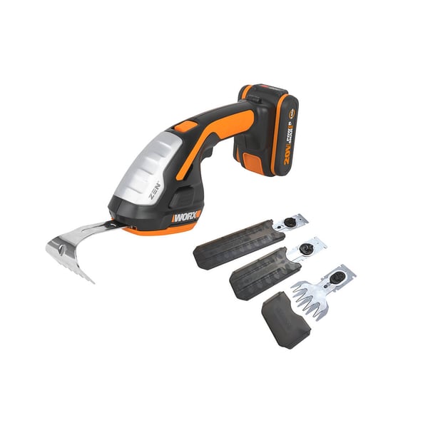 Miniatyrbillede 2 af 3: WORX WG801E.5 batteridreven græssaks 5,2 V Lithium-Ion (Li-Ion) Sort, Orange, Sølv