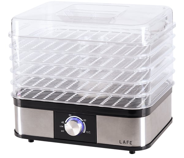 Lafe NutriDry Rustfrit stål, Sort 250 W