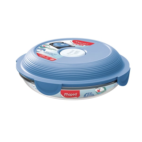 Maped M870603 Rund Krukke 0,7 L Blå, Transparent 1 stk