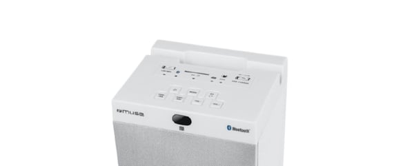 Miniatyrbild 5 av 5: Muse M-1250 BTW dockningshögtalare 2.1 kanaler 100 W Vit