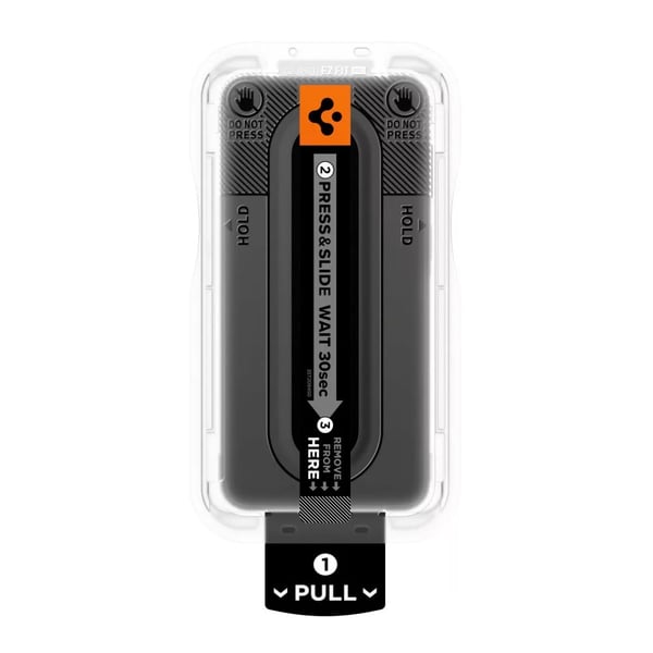 Spigen Glas.tR EZ Fit Pro Genomskinligt skärmskydd Samsung 2 styck