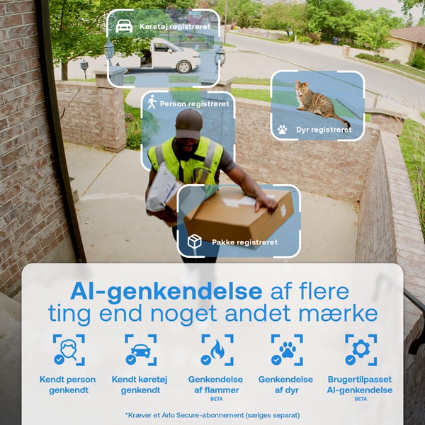 Arlo Essential 3 2K udendørs sikkerhedskamera 2-cam