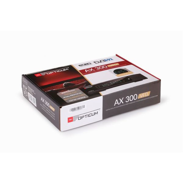 Opticum AX 300 VFD Kabel Fuld HD Sort