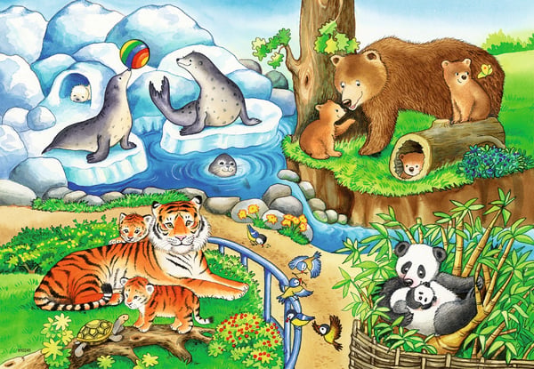 Miniatyrbillede 2 af 4: Ravensburger 4005556076024 Puslespil 12 stk Tegnefilm