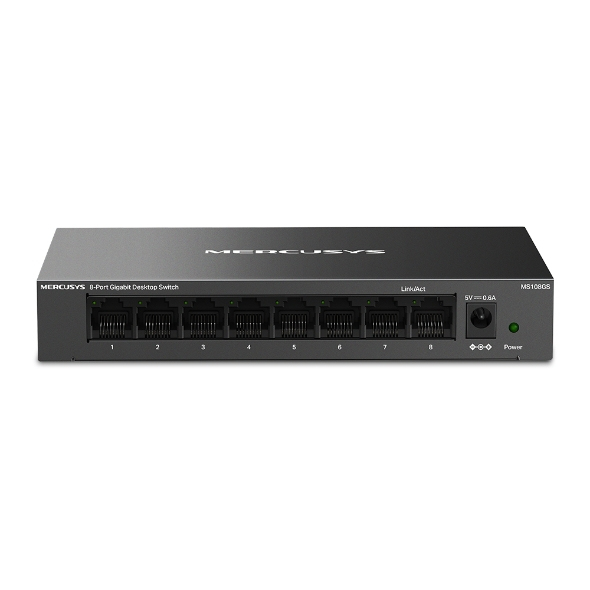 Mercusys MS108GS-M2 verkkokytkin Gigabit Ethernet (10/100/1000) Musta