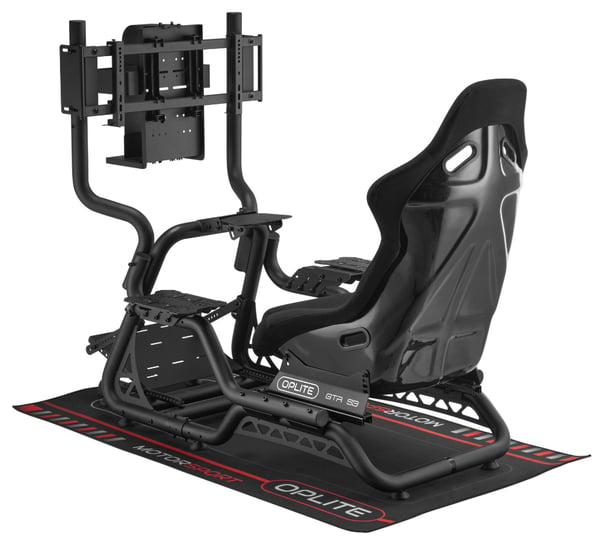 Miniatyrbillede 4 af 7: Oplite GTR S3/S8 Monitor stativ til fly/racerløb simulator