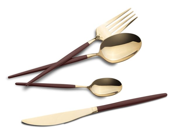 Berlinger Haus BH/3072 bestiksæt 24 stk Bordeaux, Guld