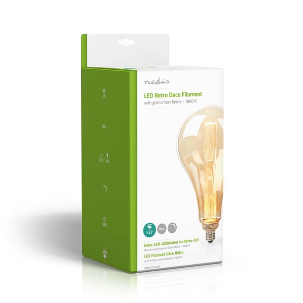 Nedis LBRDE27PS165AR LED-lampe Varm hvid 1800 K 3,5 W E27 G