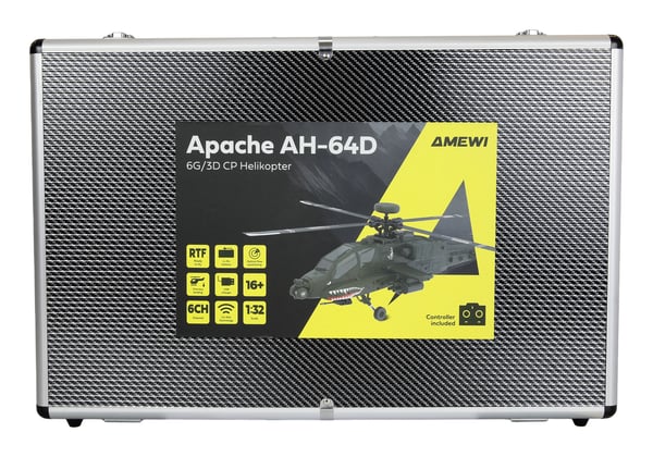 Amewi Apache AH-64D Radio-kontrolleret (RC) model Helikopter Elektrisk motor 1:32