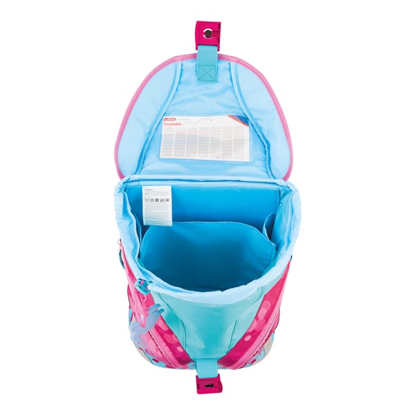 Herlitz SoftLight Plus GreenLine Pink Bubbles skoletaskesæt Pige Polyester Blå, Lyserød