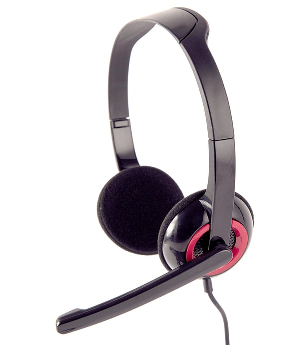 Miniatyrbillede 1 af 9: Gembird MHS-002 hovedtelefoner/headset Ledningsført Opkald/musik Sort, Rød