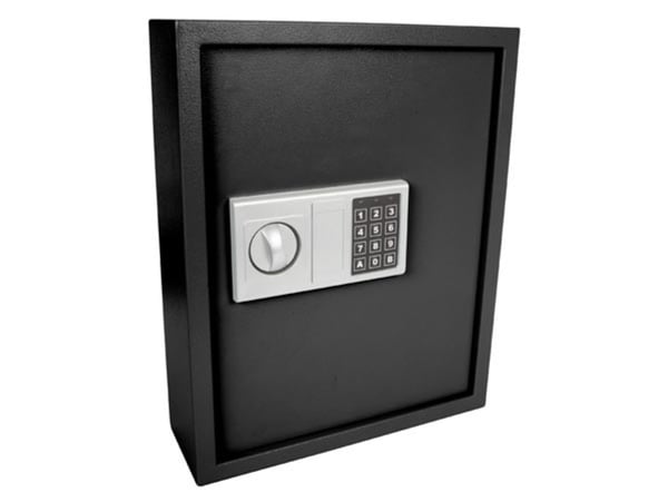 Miniatyrbillede 1 af 5: Perel BG80022 nøgleskab eller organizer Stål Sort