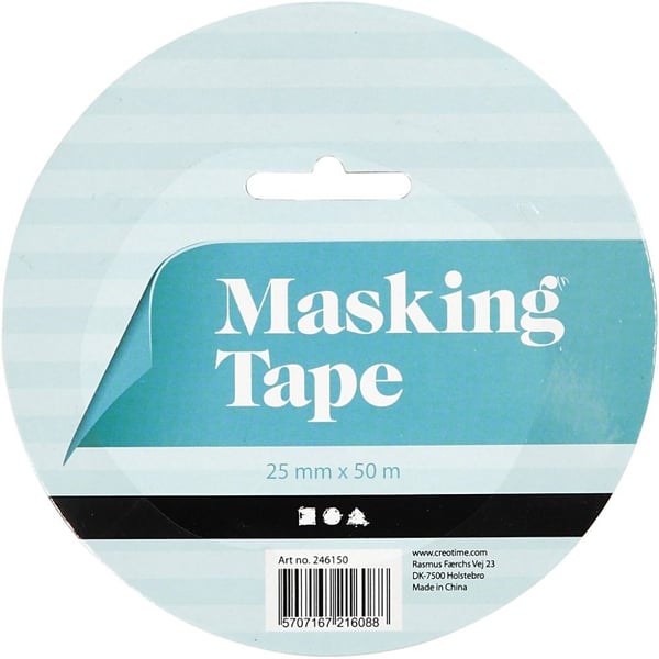 Creativ Company 23954 maalarinteippi 50 m Yleismaalarinteippi Paperi Valkoinen