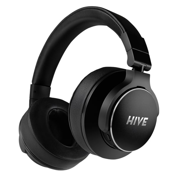 Niceboy HIVE 3 Aura ANC Headset Kabel & trådløs Opkald/musik Bluetooth Sort