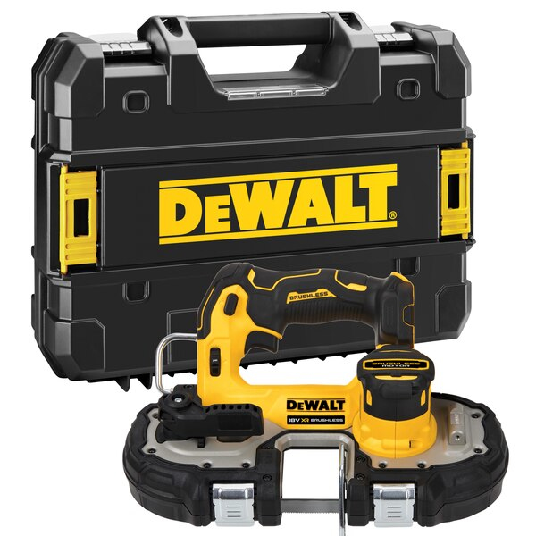 Miniatyrbild 1 av 7: DeWALT DCS377NT-XJ portabel bandsåg 380 m/min Batteri