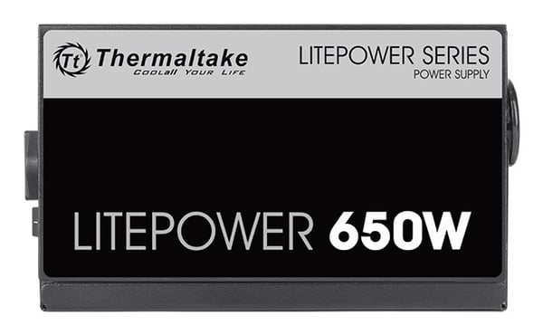 Miniatyrbillede 3 af 5: Thermaltake Litepower enhed til strømforsyning 650 W 24-pin ATX ATX Sort