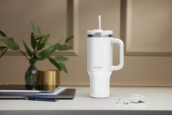 CONTIGO Streeterville THERMALOCK Dagligt forbrug 1200 ml Rustfrit stål Hvid