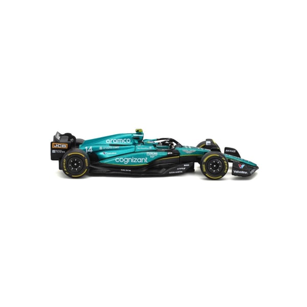 Pikkukuva 7 / 9: BBURAGO Aston Martin F1 1:43 Alonso 23 Urheiluauton pienoismalli Esikoottu