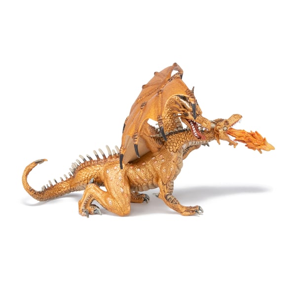 Pikkukuva 5 / 7: Papo Two headed dragon gold