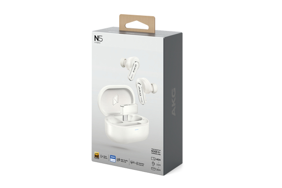 Pikkukuva 4 / 13: AKG N5 HYBRID Kuulokkeet Langaton In-ear Puhelut/Musiikki Bluetooth Valkoinen
