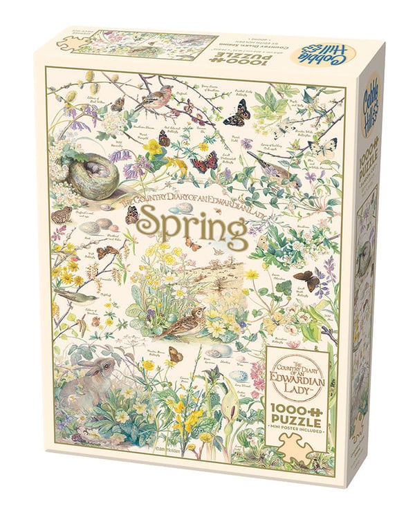 Cobble Hill Country Diary: Spring Puslespil 1000 stk