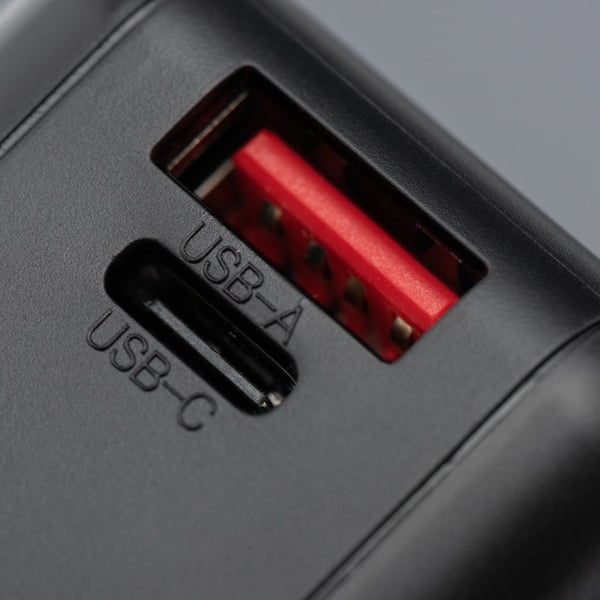 Miniatyrbillede 5 af 13: Forcell 5903396375378 powerbank 15000 mAh Trådløs opladning Sort