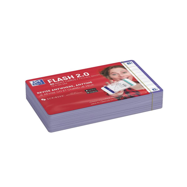 Oxford 400133877 katalogkort Violett 80 styck