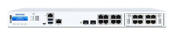 Sophos XGS 2300 firewall (hardware) 1U 39 Gbit/sek.
