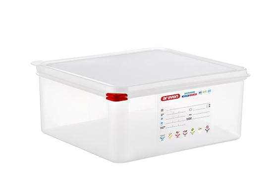 ARAVEN 00470 enhed til madopbevaring Rektangulær Dispenser 14 L Gennemsigtig 1 stk