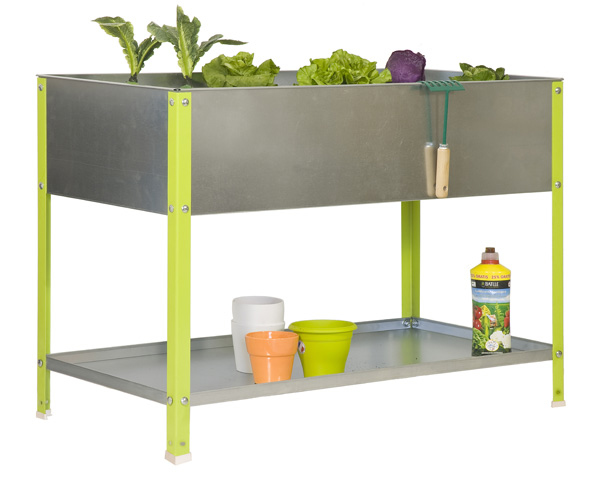 Simonrack G07100220290402 plantekasse Udendørs Boks potteplante Fritstående Grøn, Rustfrit stål