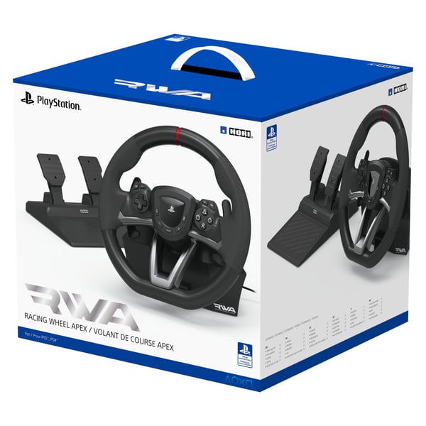 Miniatyrbild 4 av 9: Hori Racing Wheel APEX Svart USB Ratt + Pedaler PC, PlayStation 4, PlayStation 5