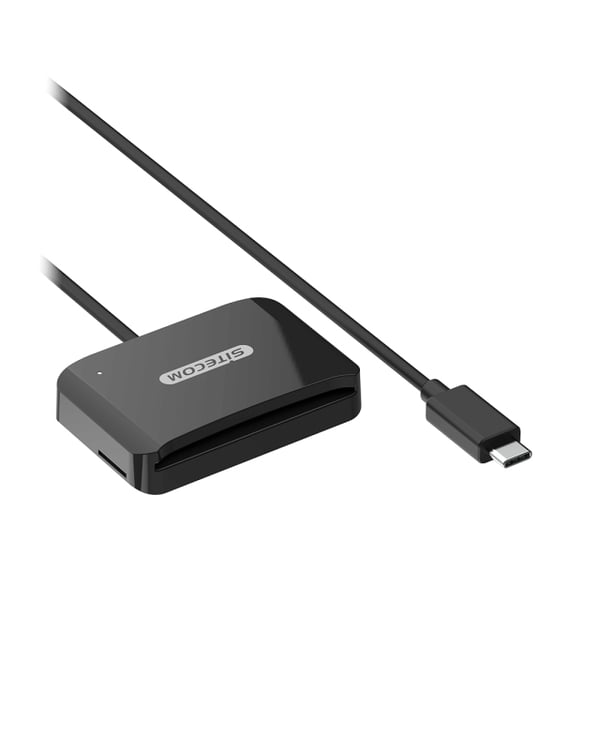 Sitecom MD-1002 kortinlukija USB 2.0 Type-C Musta