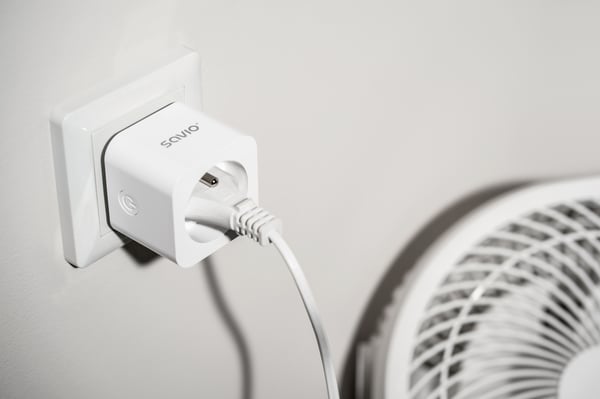 Savio WI-FI smart socket 16A AS-01 White Langaton Valkoinen