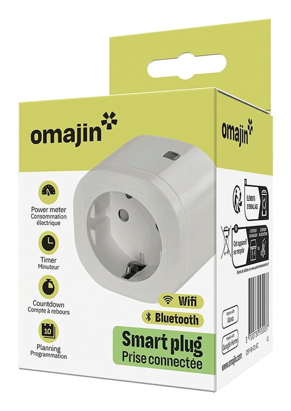 Pikkukuva 2 / 4: omajin by Netatmo OSP-SK-01-EC smart plug 3680 W Valkoinen