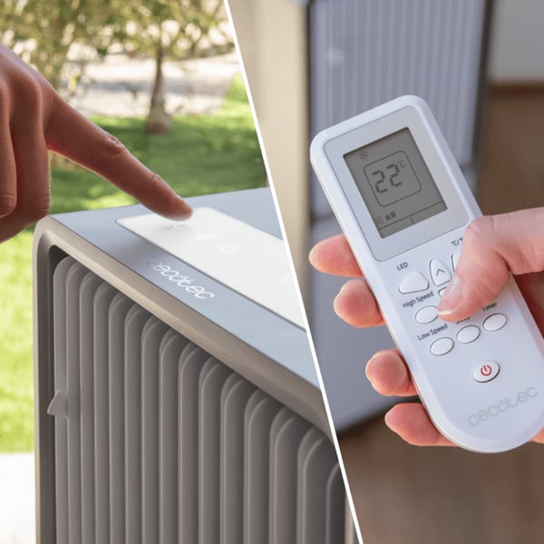 Miniatyrbild 9 av 12: Cecotec ForceClima 12650 bärbar luftkonditionering 65 dB Vit