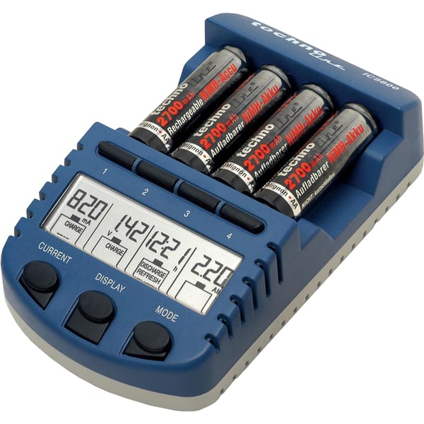 Technoline BC 1000 N batteriladdare Ficklampsbatteri AC