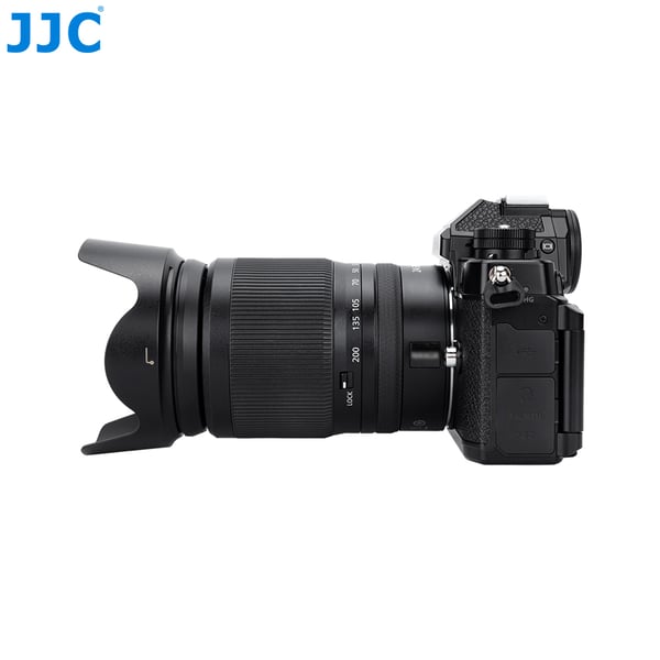 JJC motljusskydd tulpan typ Hb-93 Hb93 objektiv Nikon Nikkor Z 24-200mm F/4-6.3 Vr/Lh-93