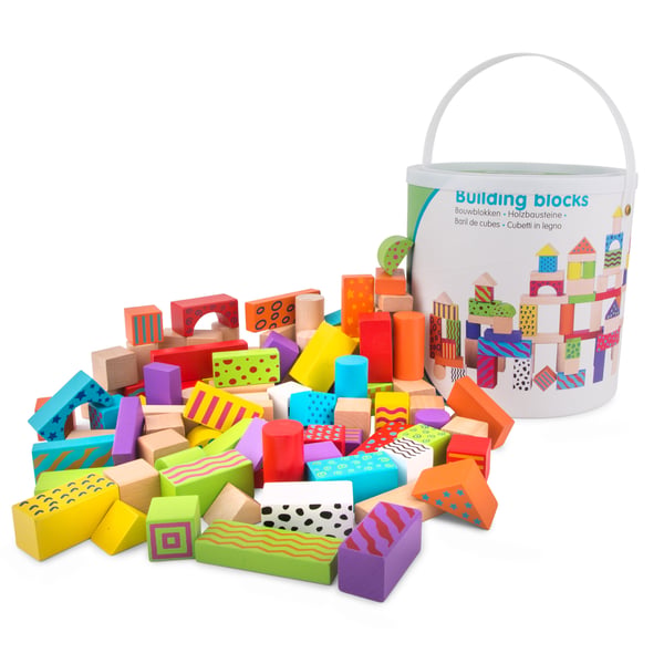 New Classic Toys Building blocks in a drum - fantasy