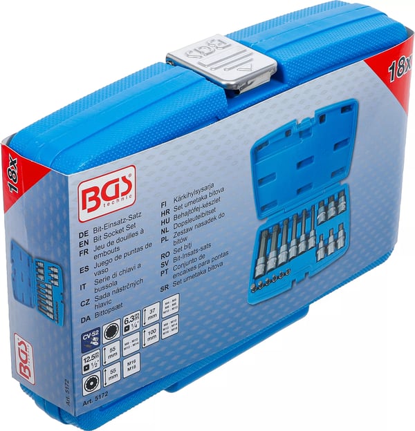 Miniatyrbild 6 av 7: BGS technic Bit Socket Set