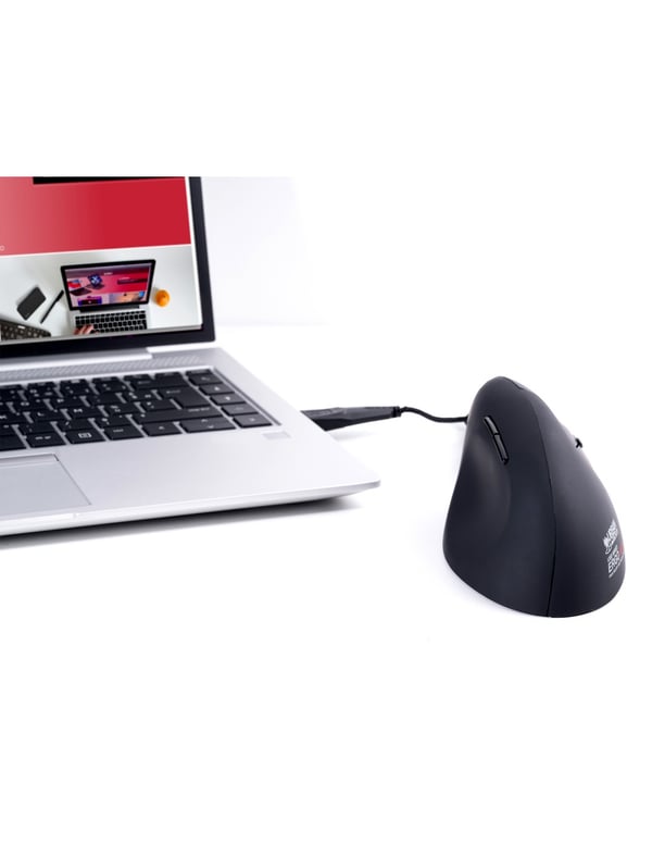 Urban Factory EMR01UF-N hiiri Office Oikeakätinen USB A-tyyppi Optinen 3600 DPI