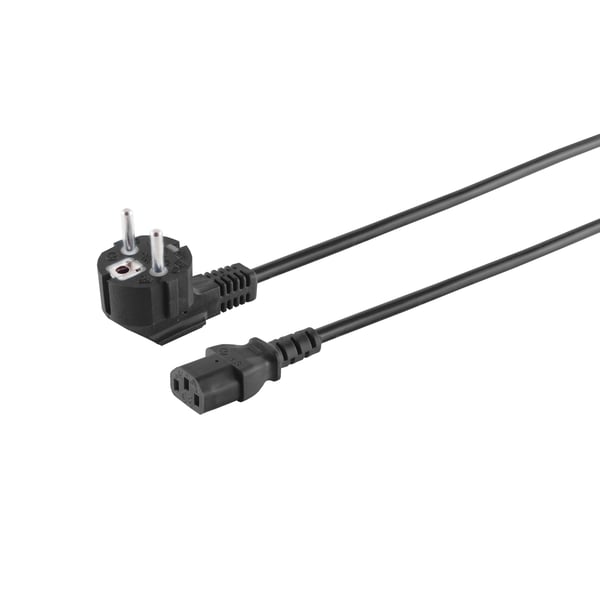 S/CONN maximum connectivity 60006 el-ledning Sort 1,8 m CEE 7/7 C13 forbinder