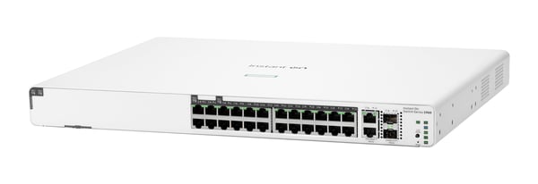 Miniatyrbillede 2 af 3: HPE Aruba Networking Networking Instant On Switch 20p Gigabit CL4 4p Gigabit CL6 PoE 2p 10GBT 2p SFP+ 370W 1960 Administreret L2+ Gigabit Ethernet (10/100/1000) Strøm over Ethernet (PoE) 1U Hvid