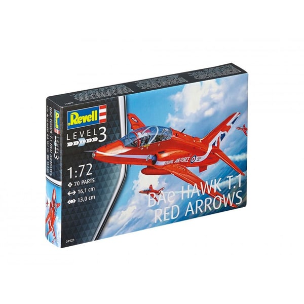 Revell BAe Hawk T.1 Red Arrows Luftfarkostmodell med fast vinge Monteringssats 1:72